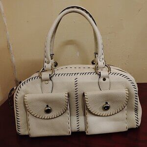 Y2k BCBG Maxazria Cream Satchel